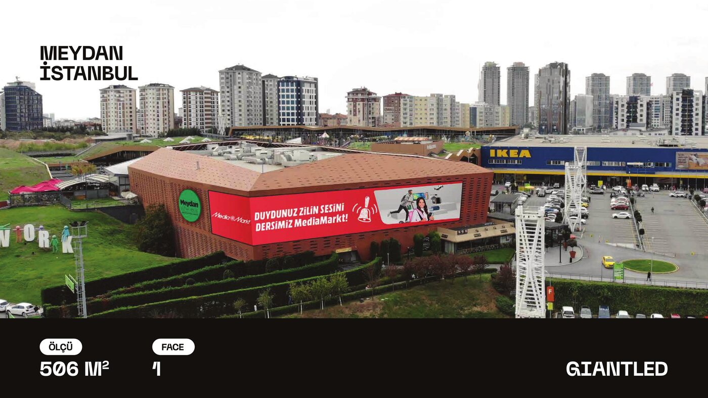 Meydan İstanbul dijital ekran lokasyonu